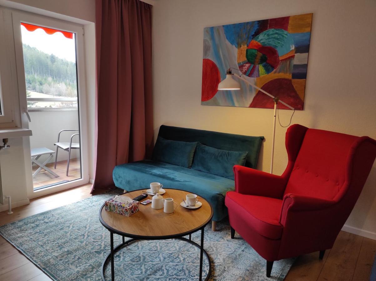 Ferienwohnung Vogelnest Im Schwarzwald Baiersbronn Bagian luar foto