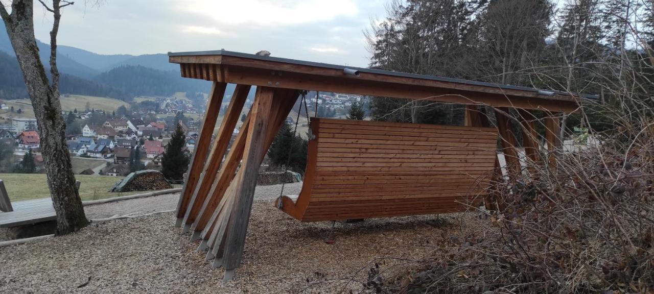 Ferienwohnung Vogelnest Im Schwarzwald Baiersbronn Bagian luar foto